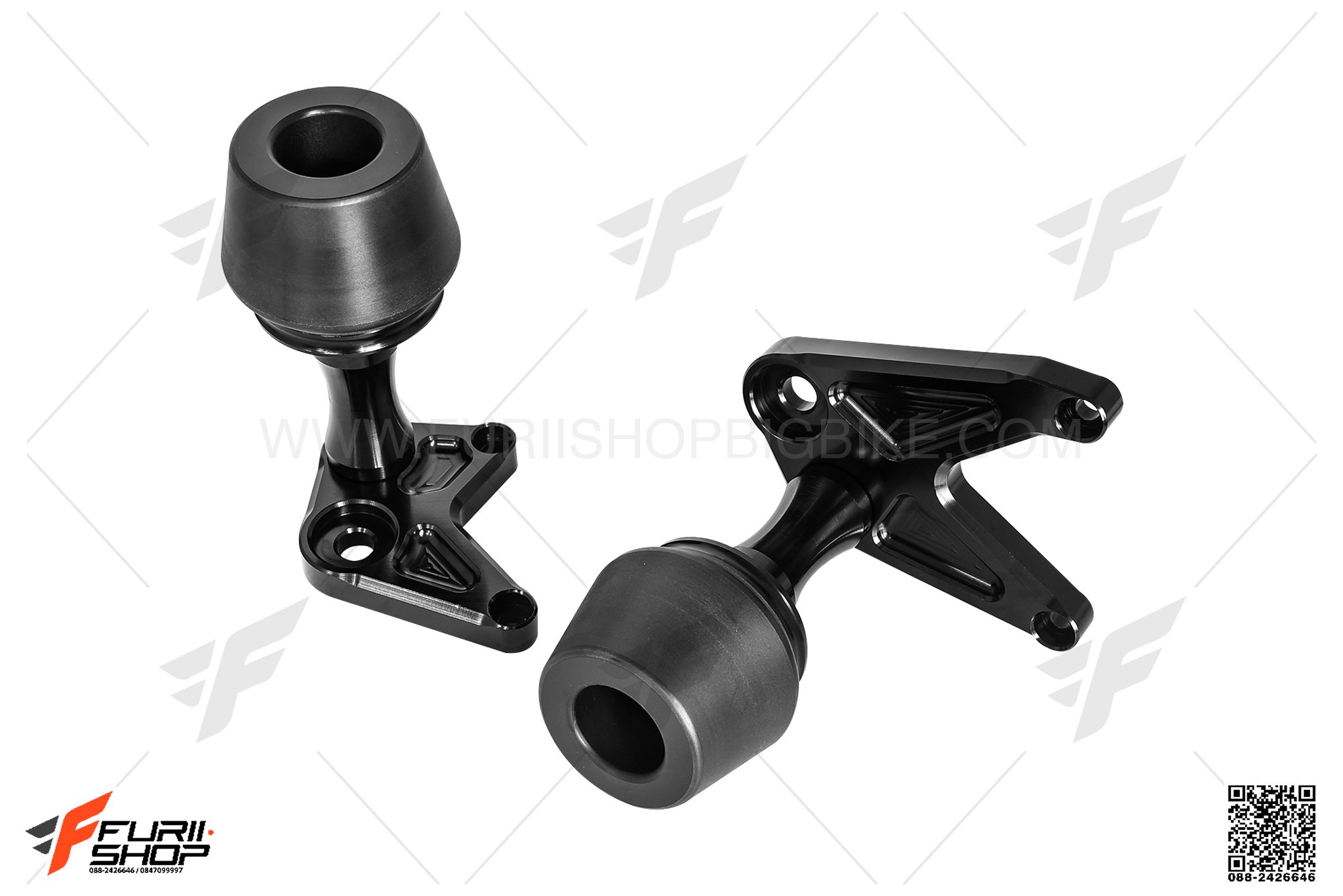 กันล้มกลาง RSV สีดำ FOR HONDA CB650F