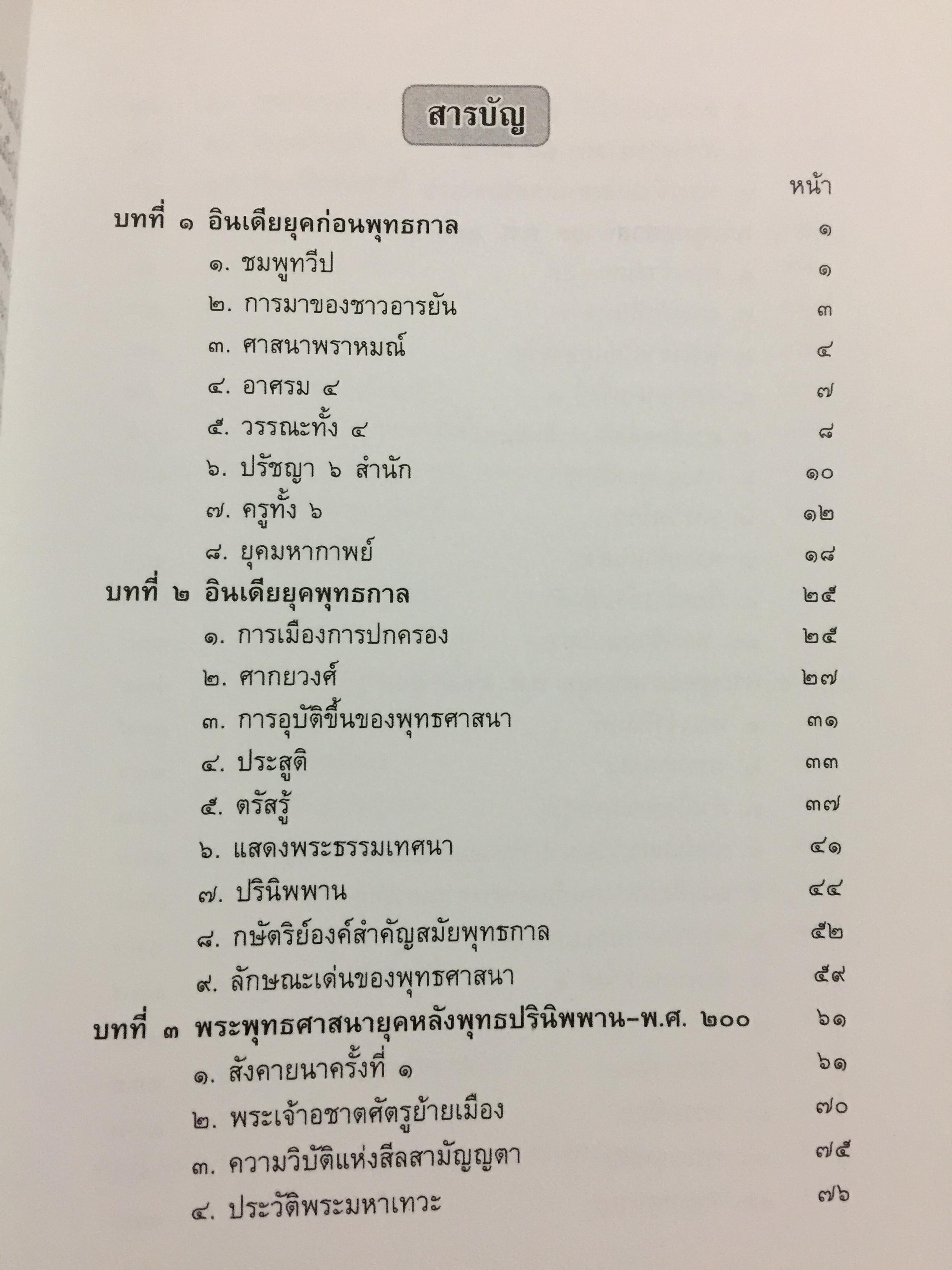 ประวัติศาสตร์พระพุทธศาสนาในอินเดีย. The History of Buddhism in India ผู้รวบรวมและเรียบเรียง ดร.พระมหาดาวสยาม วชิรปัญโญ 0 กก.