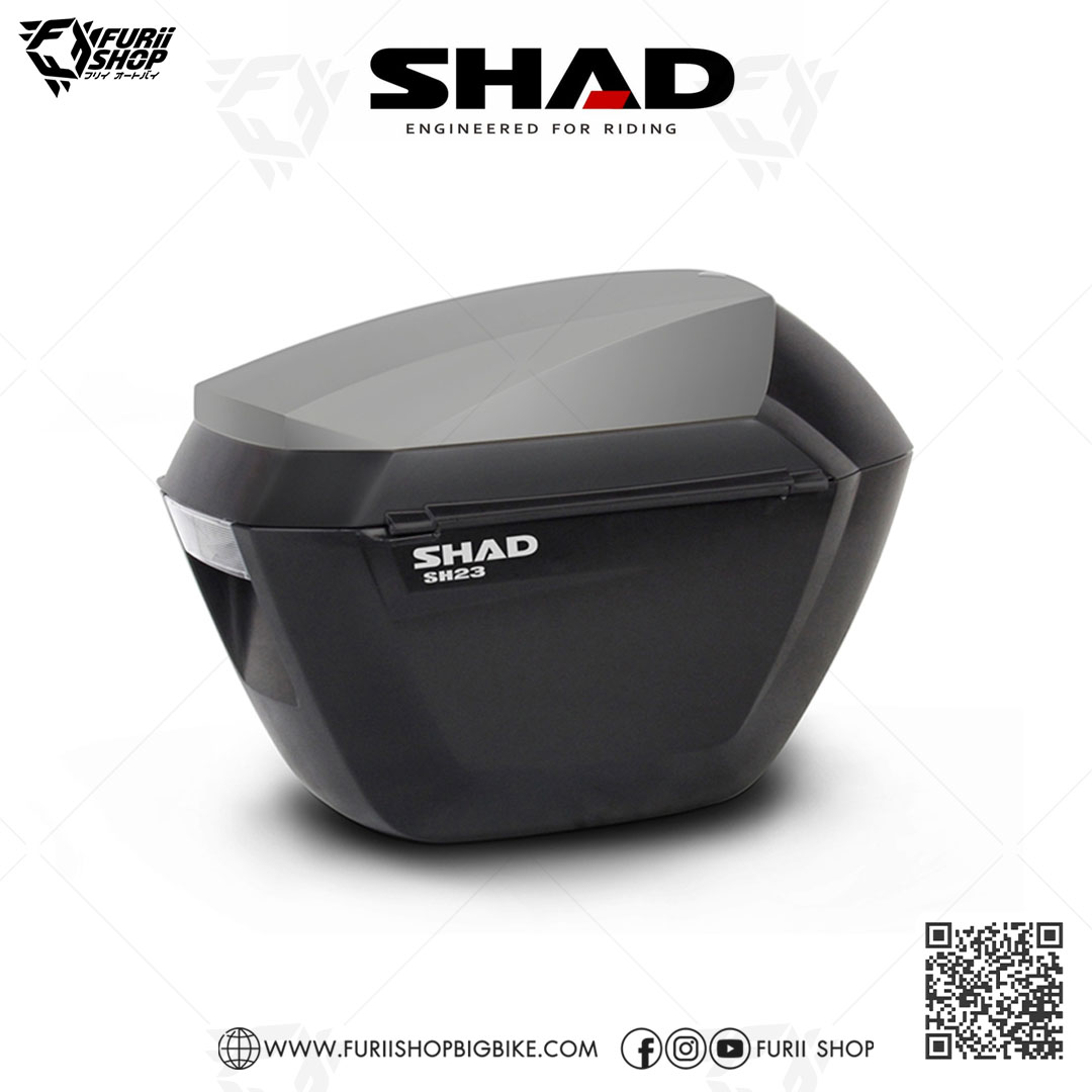 กระเป๋าข้าง(คู่) SHAD SH23 Black ขนาด 23 ลิตร
