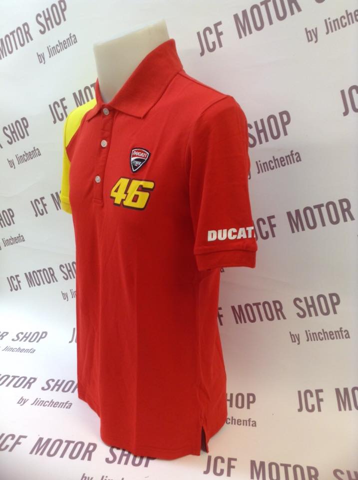 เสื้อคอปก Ducadi 46 แดงเหลือง