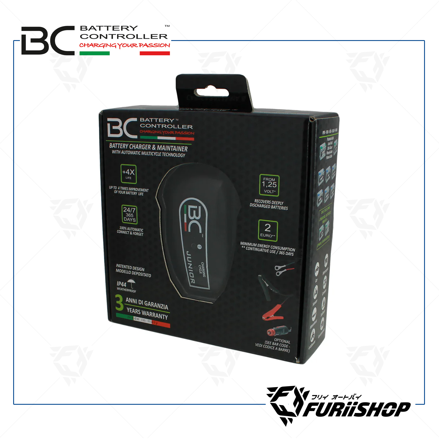 เครื่องชาร์จแบตเตอรี่ BC Battery Controller JUNIOR900 For MOTORCYCLE