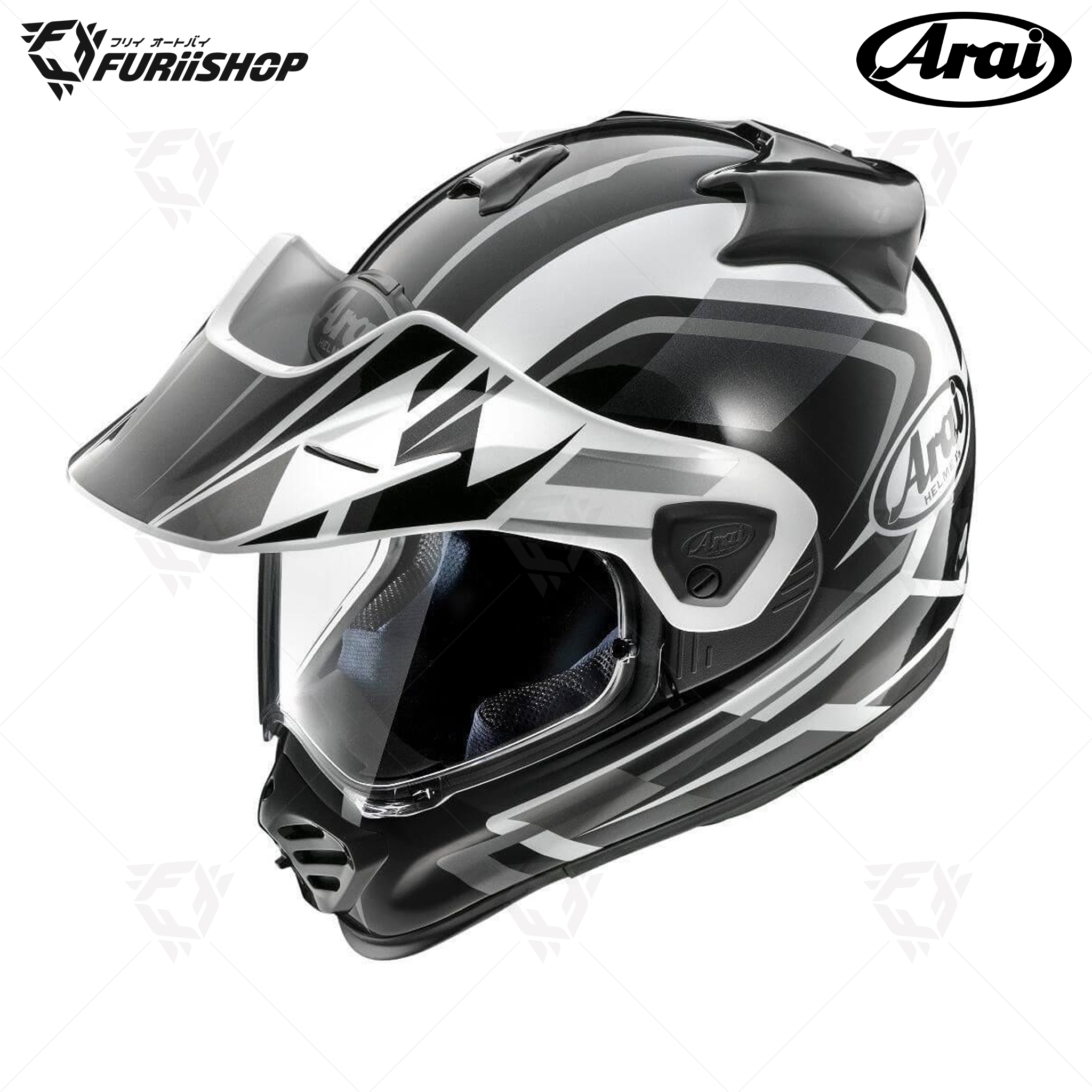 หมวกกันน็อคเต็มใบ Arai : Tour-X5 Discovery White