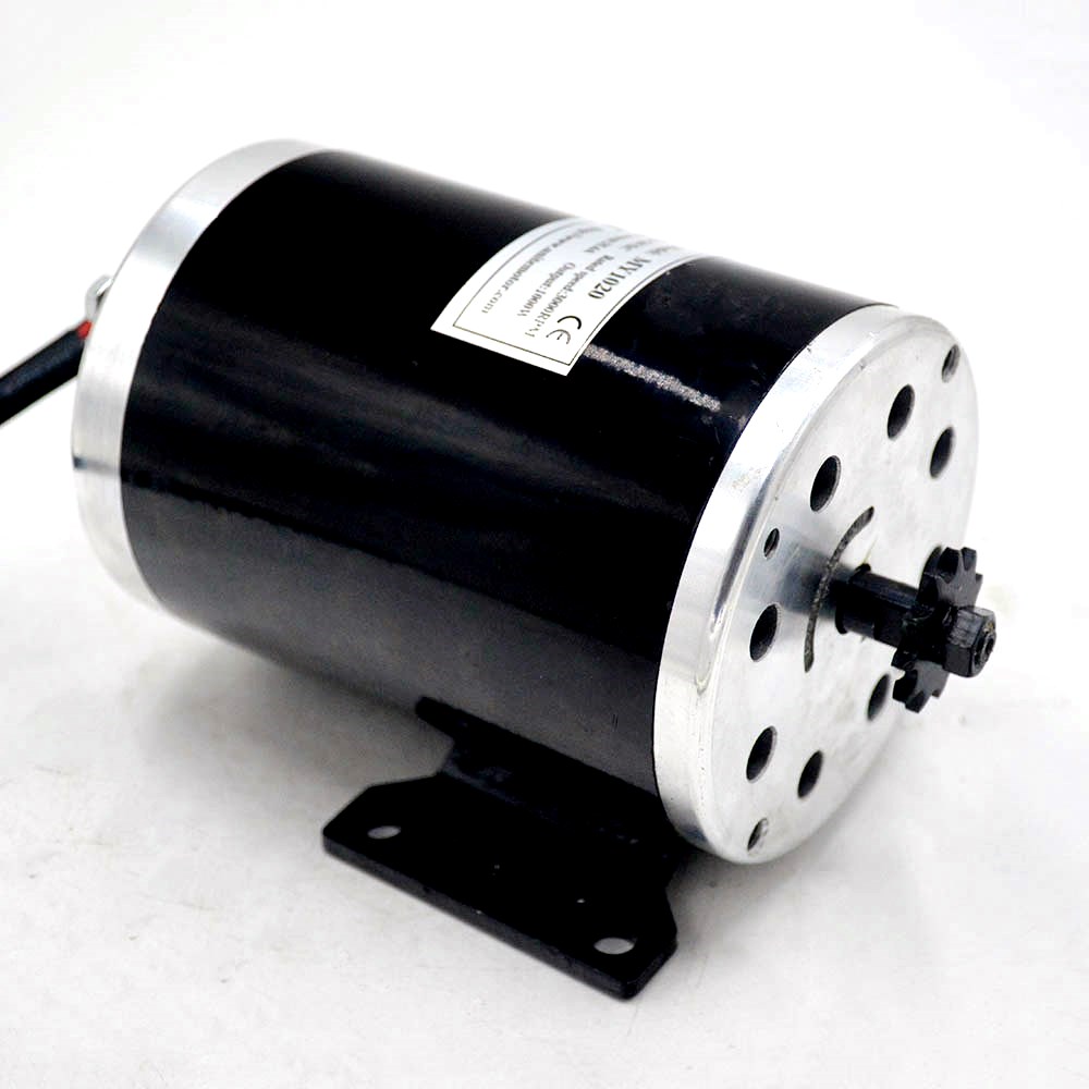 มอเตอร์ กระแสตรง48โวล์ท,1,000วัตต์ สำหรับทำจักรยานไฟฟ้า-48V 1000W electric bicycle brushed Motor MY1020 for electric bike/Tricycle/Scooter Engine DIY Modifications