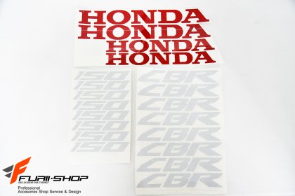 สติ๊กเกอร์ขอบล้อใน สีแดง ขาว FOR HONDA CBR150