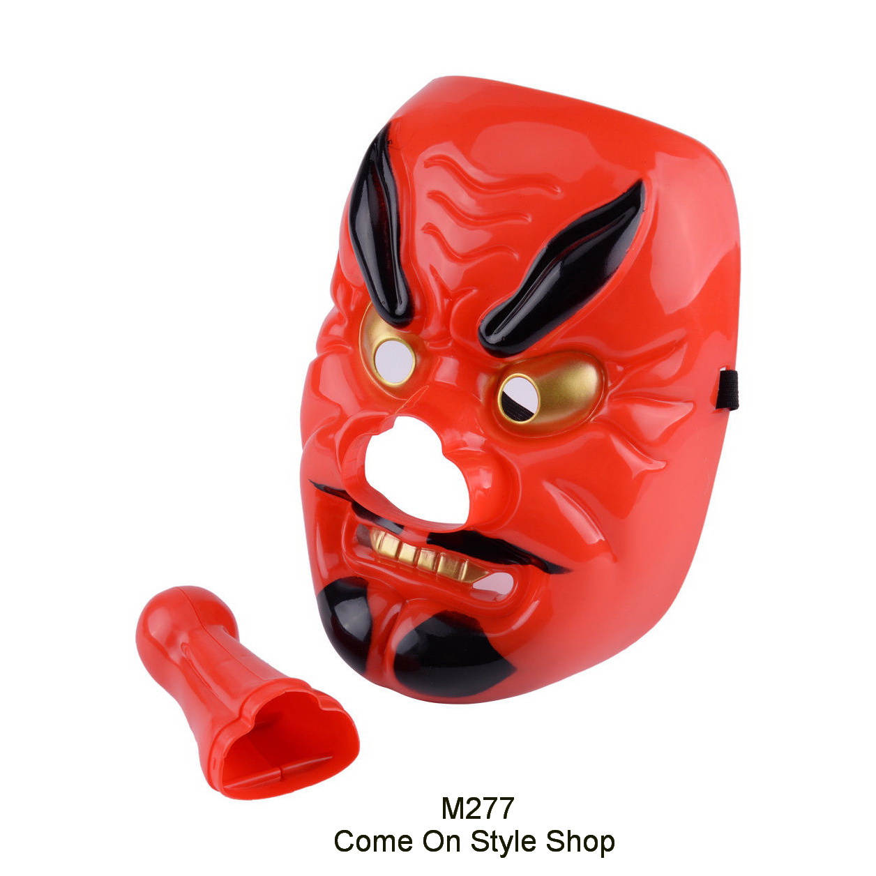 หน้ากากญี่ปุ่น เทนงุ จมูกยาว Japanese Tengu Devil Long Nose Demon Mask 