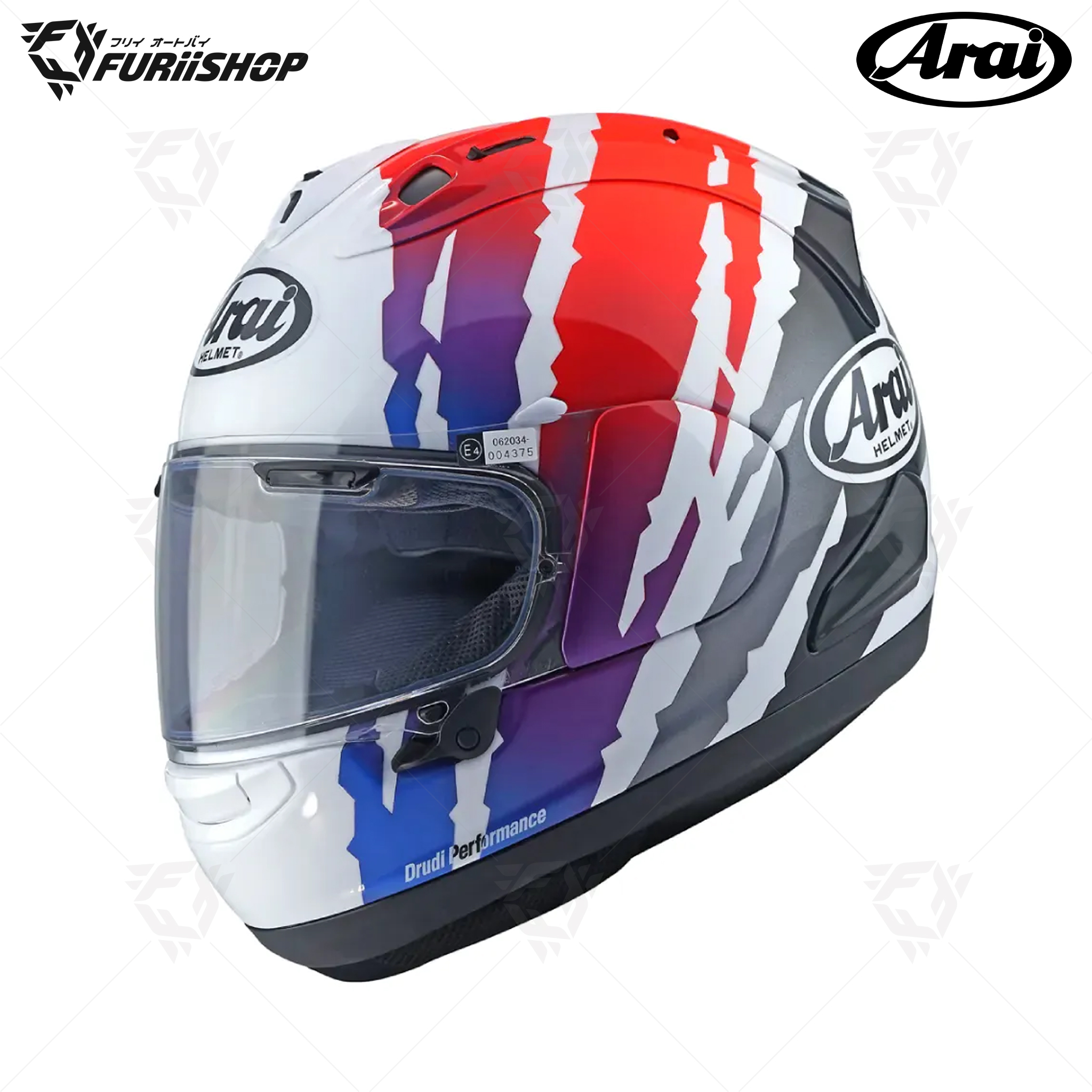 หมวกกันน็อคเต็มใบ Arai :RX-7V EVO Blade Red