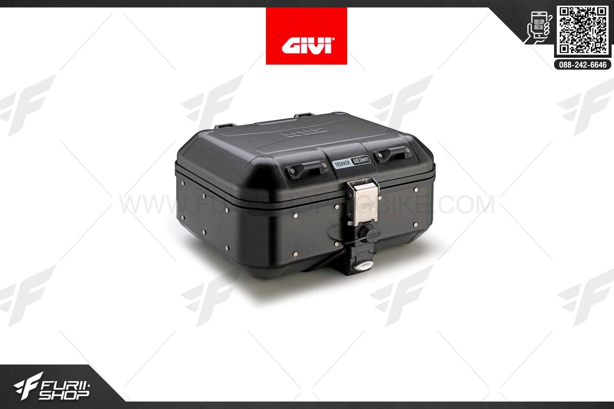 กล่องหลัง GIVI Top Cases DLM30B : DOLOMITI 30 LT, Black