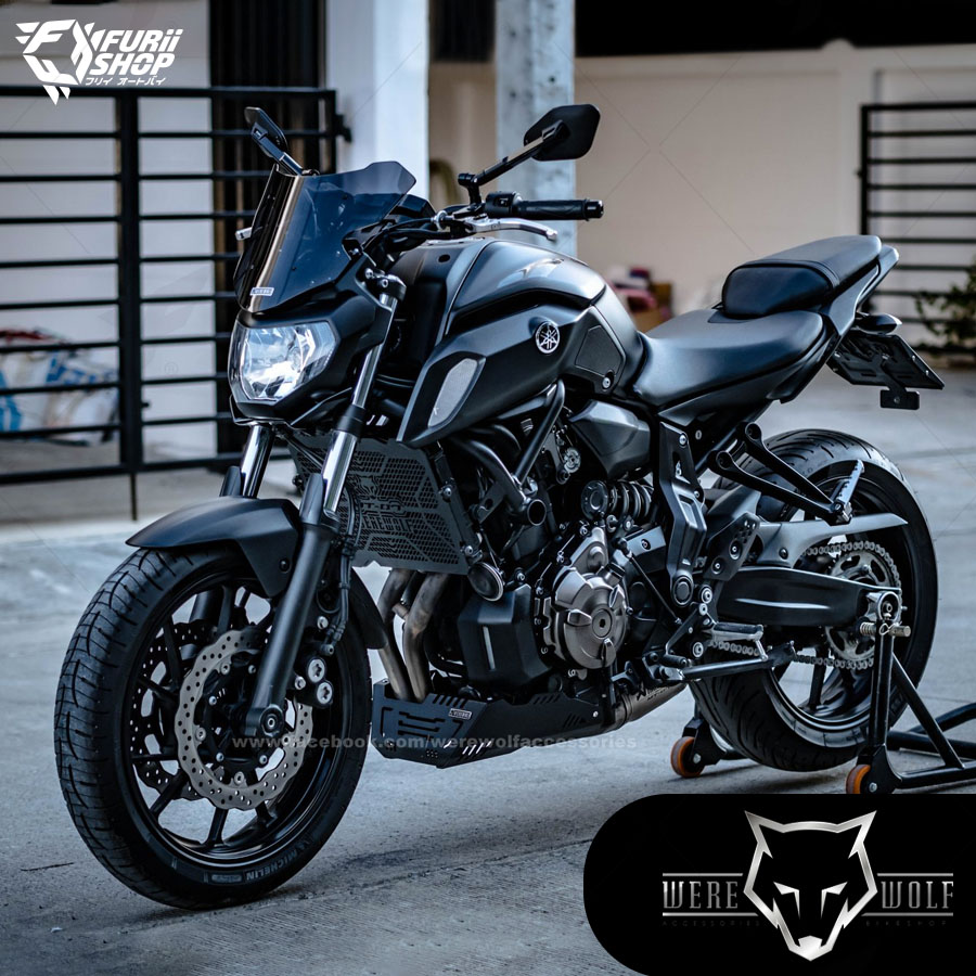 ชิลด์หน้า Were Wolf V-02 Smoke M531 : for Yamaha MT07 2018-2020