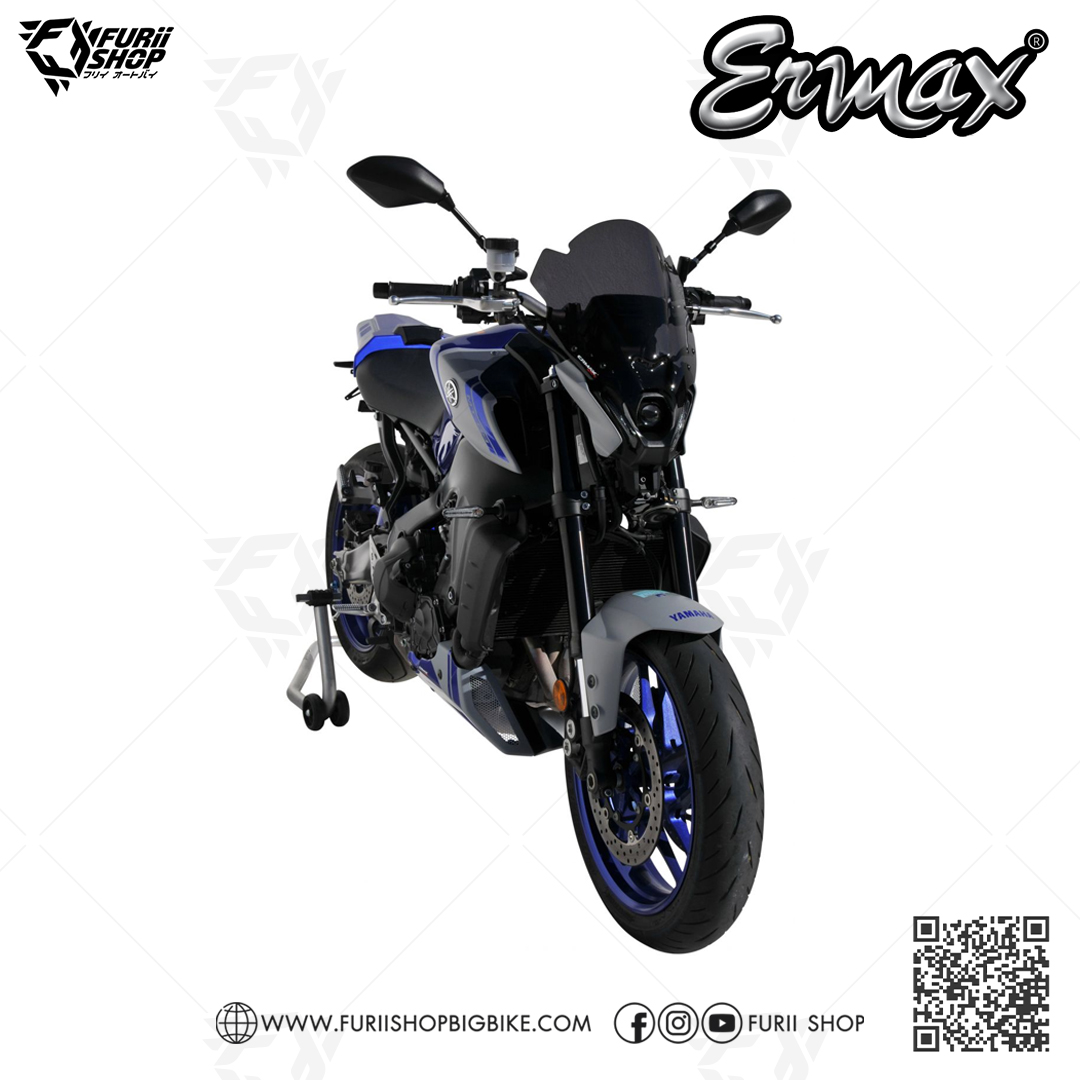 ชิลด์หน้า Ermax Windshield High Nose 32 cm. : for Yamaha MT09/FZ09 2021-2022
