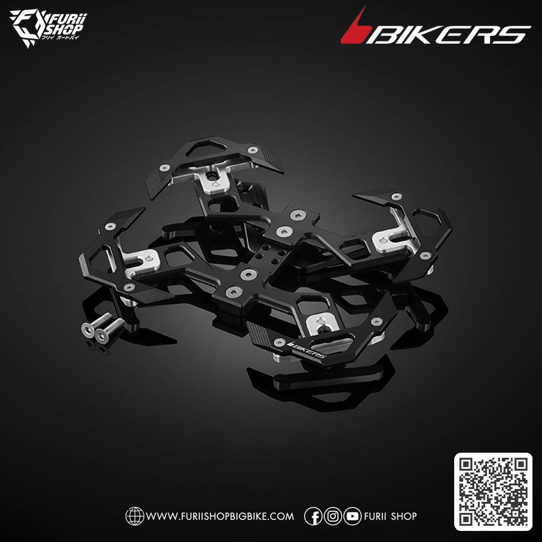 กรอบป้ายทะเบียน รุ่นพรีเมียม 01 Bikers Premium Rear License Support 01 (L0014) : for Lambretta G350