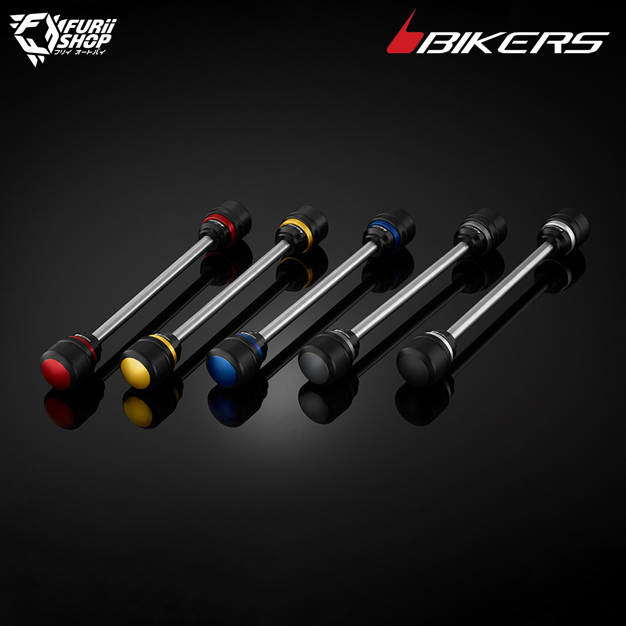 ชุดกันล้มล้อหน้า Bikers Front Wheel Axle Protection : for Yamaha X-MAX 300 Connected