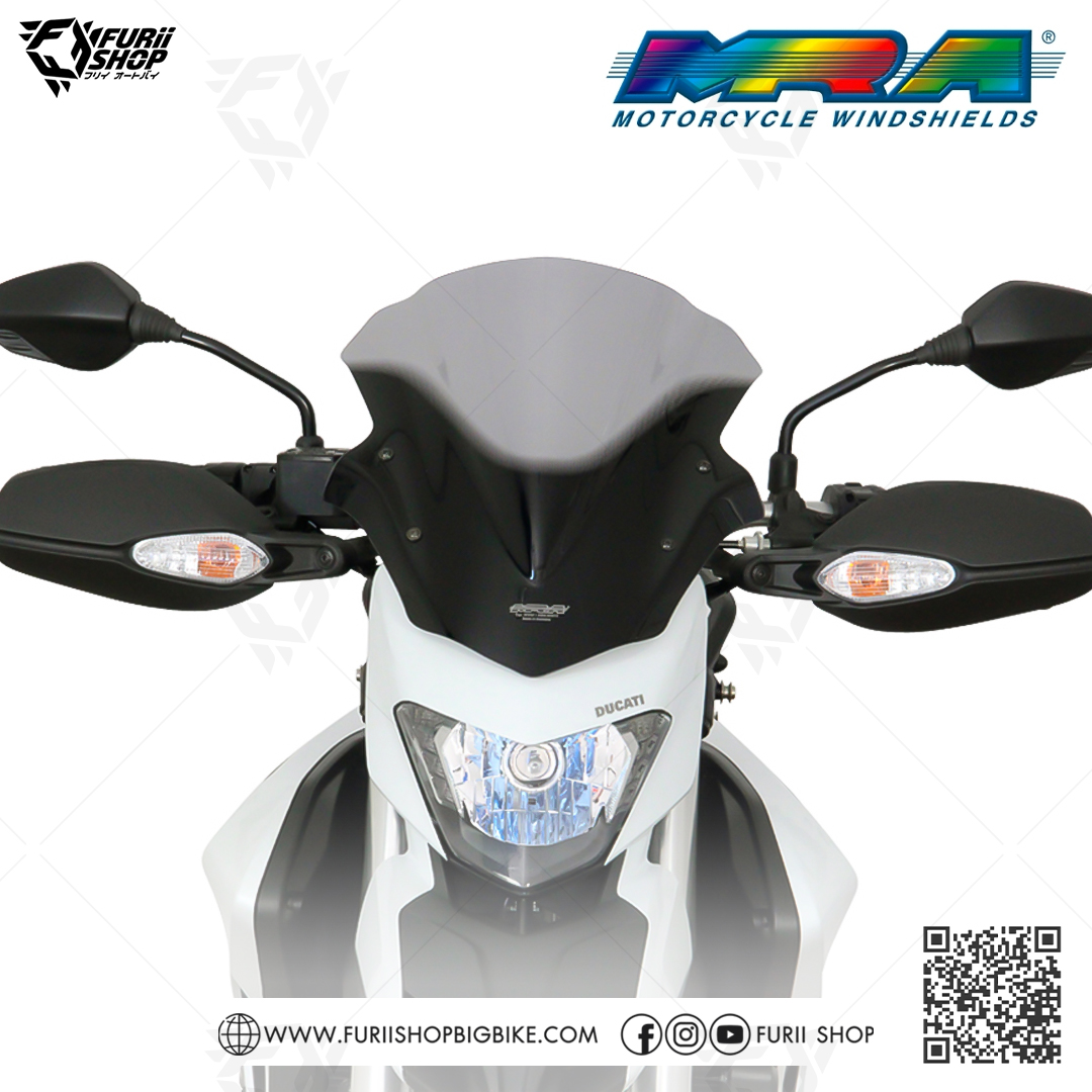ชิลด์ MRA Windshield : for Ducati Hypermotard 821 & Hyperstrada 821 & Hypermotard 939 2016-2018