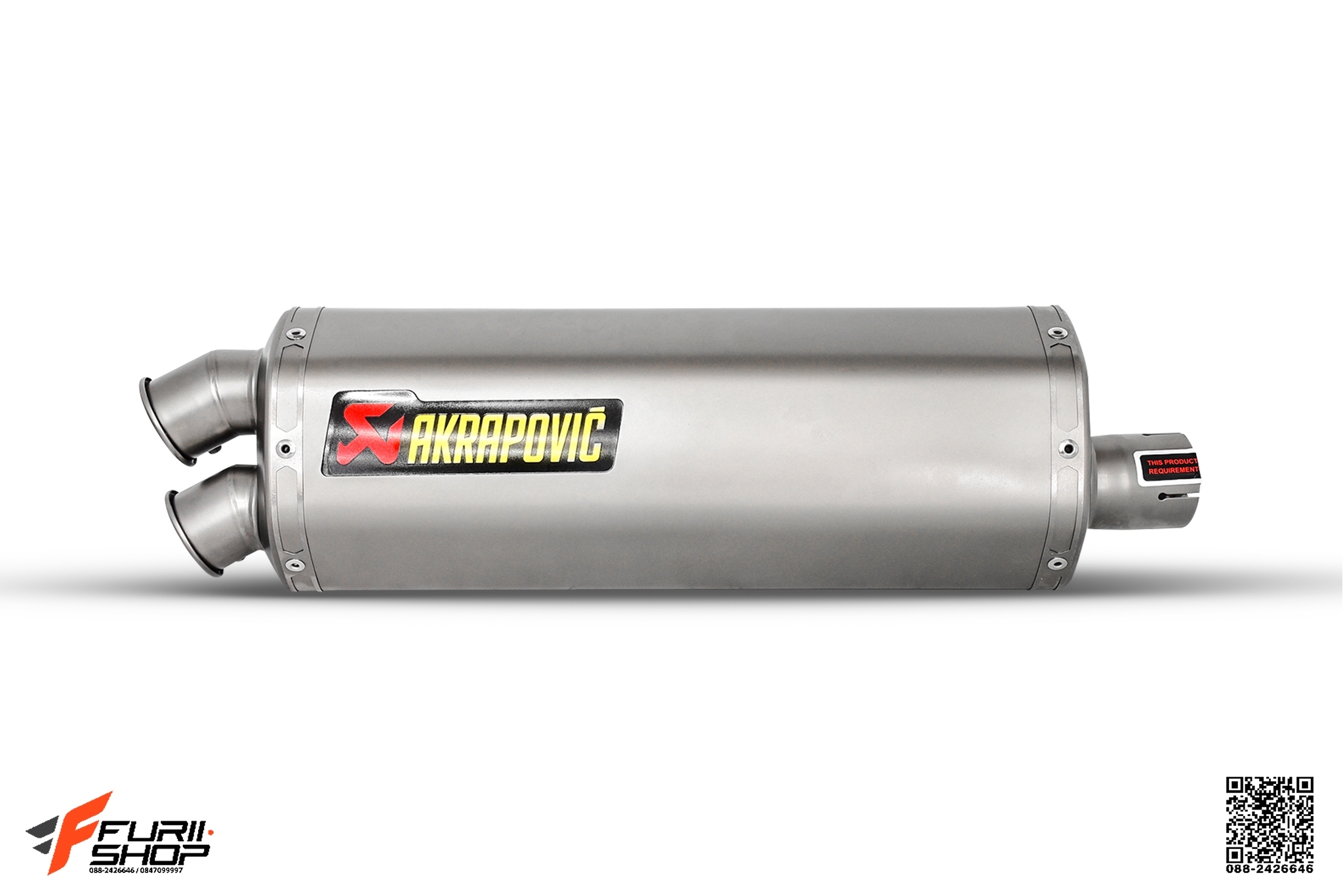 ท่อมอเตอร์ไซค์ AKRAPOVIC TITANIUM SLIP-ON FOR HONDA AFRICA TWIN ท่อแต่ง ท่อสูตร ท่อบิ๊กไบค์ ท่อBigbike ท่อไอเสีย