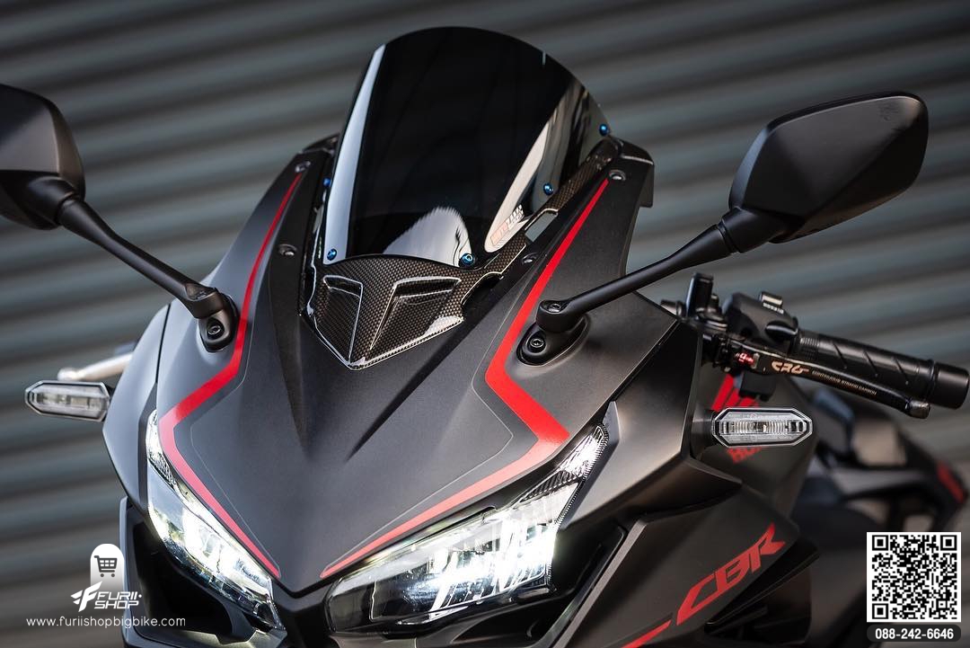 ชิวหน้า Motozaaa เคฟล่า/Smoke CBR500R 2019