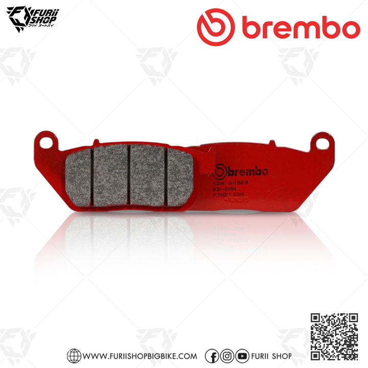 ผ้าเบรก Brembo (07HD13SA) : for HARLEY DAVIDSON : XL1200C / XL 883 Sportster / XL 1200X Forty-Eight