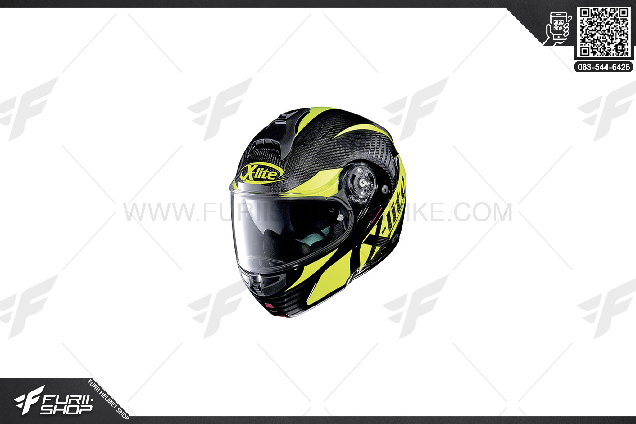 หมวกกันน็อค X-LITE X-1004 NORDHELLE YELLOW FLUO (6)