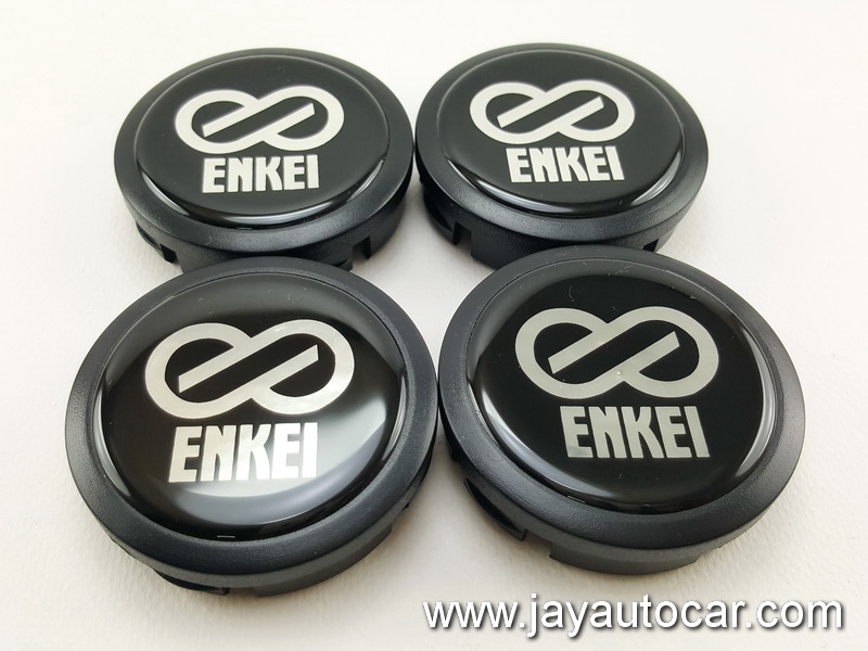 ฝาล้อรถยนต์ สำหรับ ล้อแม็ก สติ๊กเกอร์ Enkei ดำ ขนาด 56 มิล 1ชุด 4ชิ้น สวยๆครับ