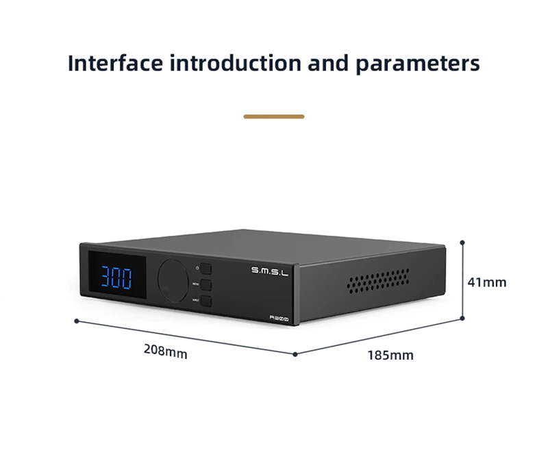 ขาย SMSL A300 Power Amplifier ตั้งโต๊ะ รองรับ Bluetooth5.0 ประกันศูนย์ไทย