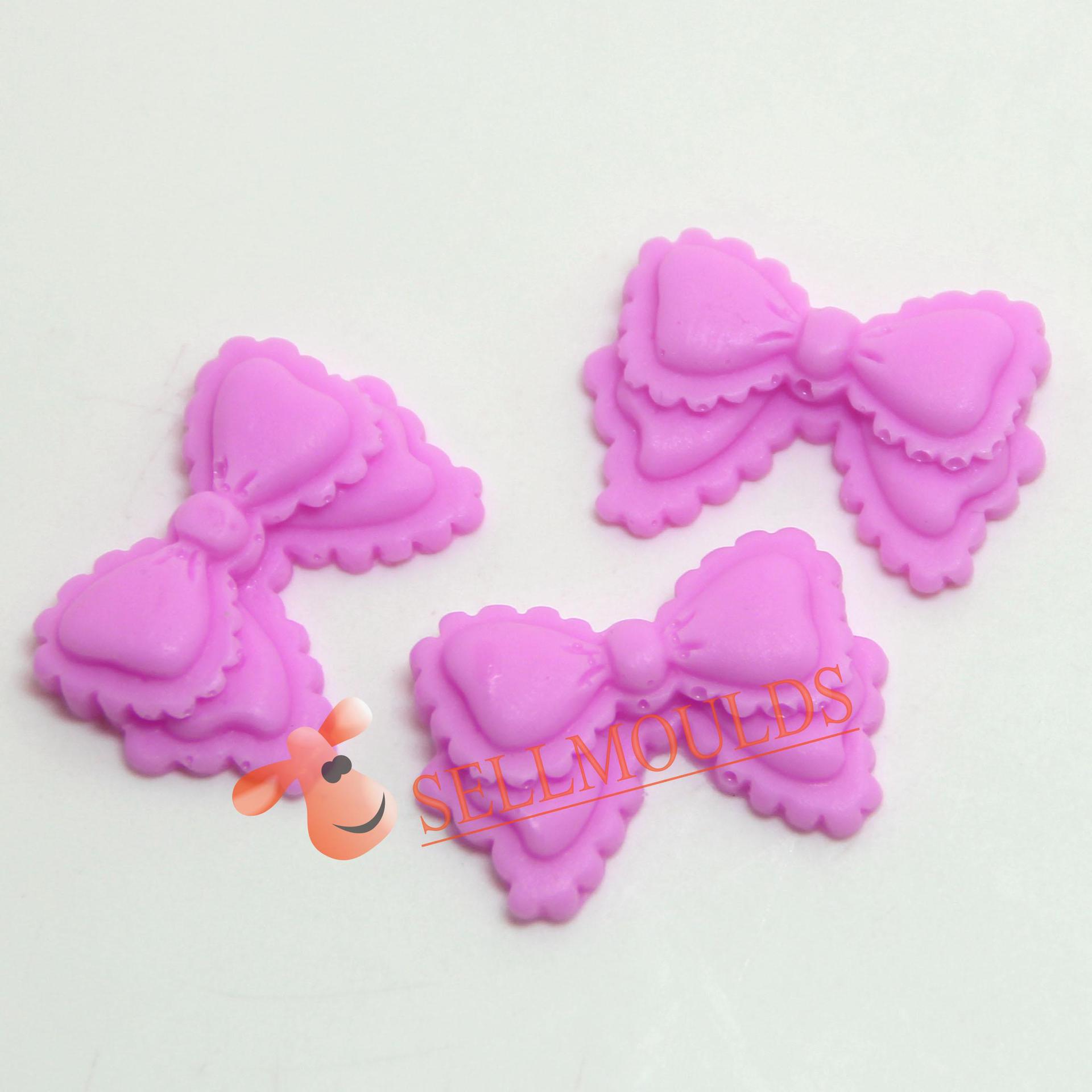 พิมพ์ซิลิโคนของโบว์เลือกแบบ