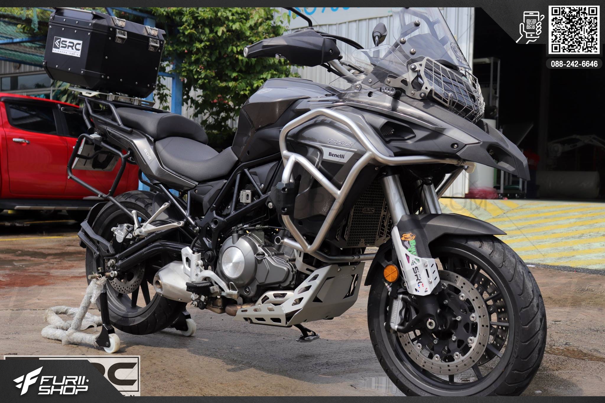 แคชบาร์ SRC สีเงิน FOR BENELLI TRK502