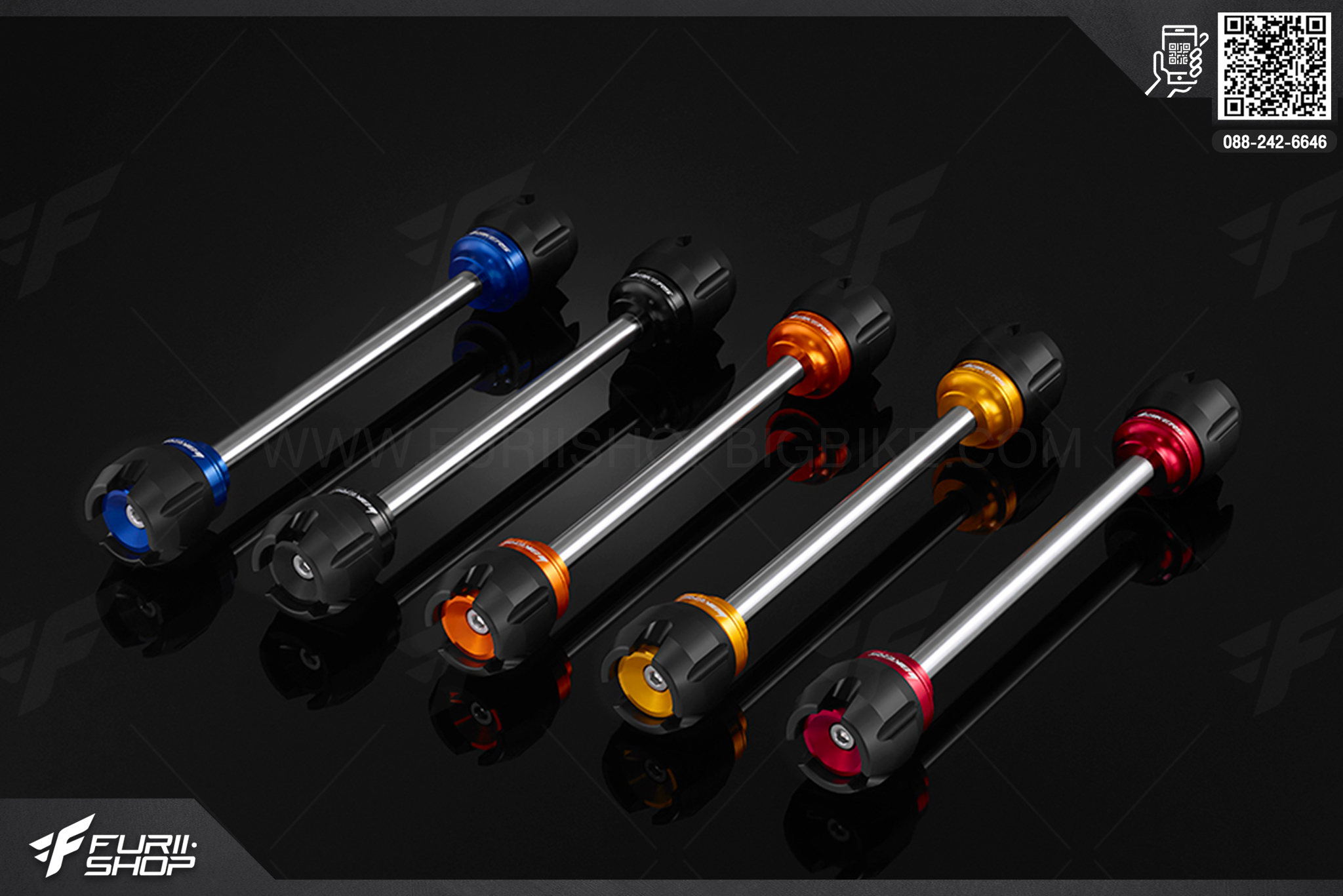 กันล้มล้อหน้า Front Wheel Axel Protection Biker Yamaha YZF-R15 (2014-2016)