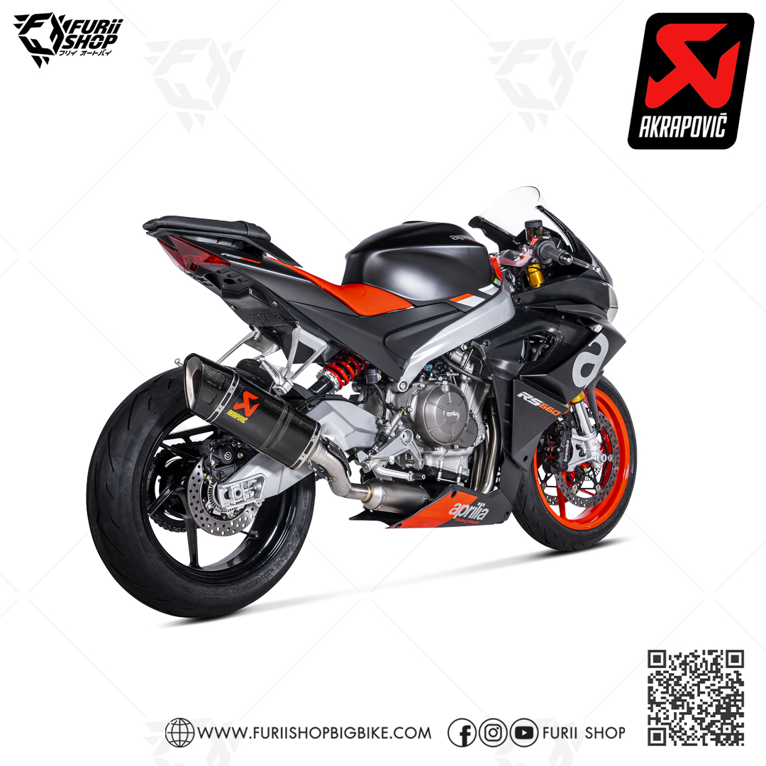 ท่อมอเตอร์ไซค์ Akrapovic Carbon Gp : for Aprilia RS660 / Tuono 660 2022