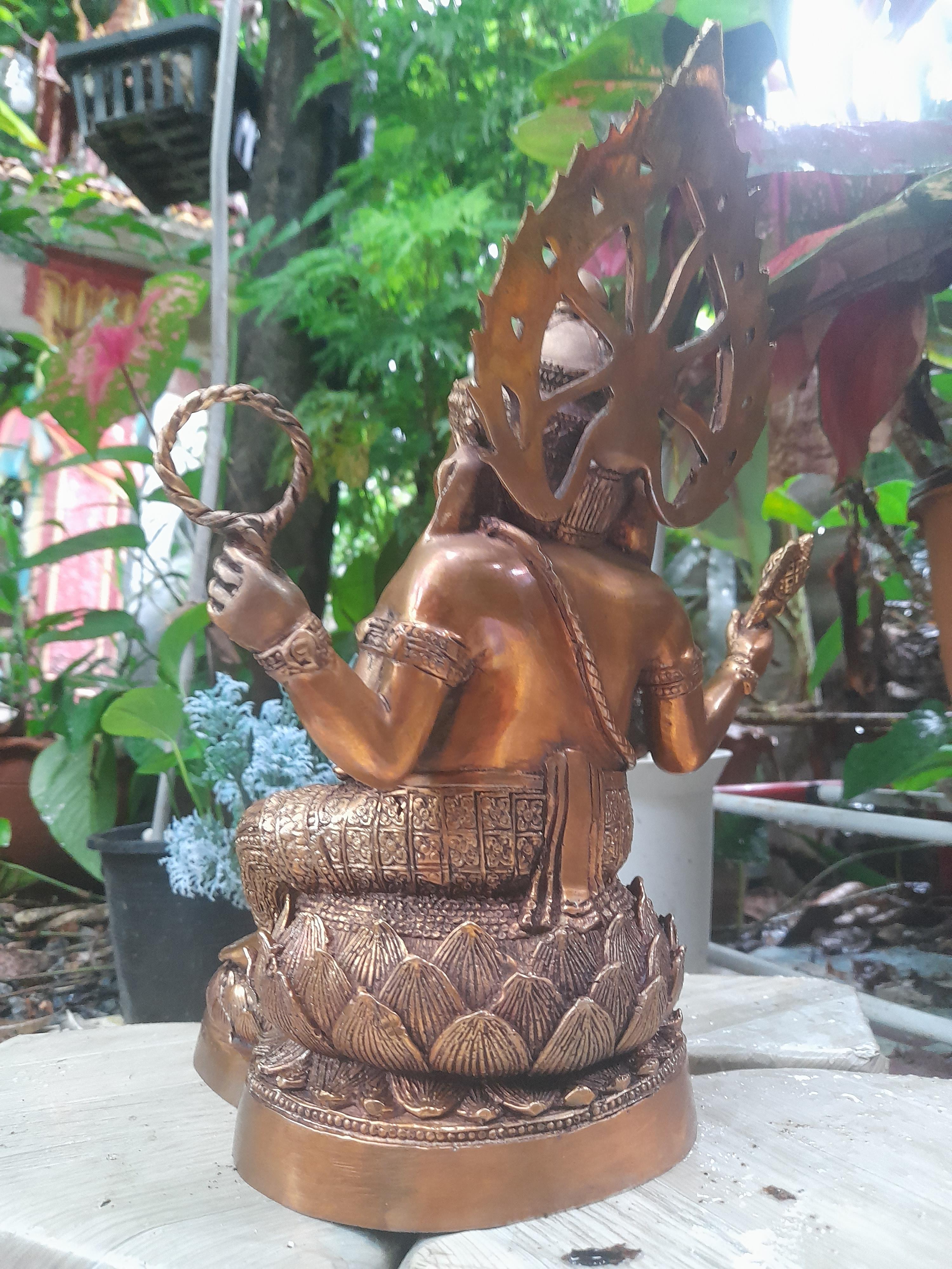 พระพิฆเนศ ปางเอกทันตะ คณปติ องค์ทองเหลือง ปางสำเร็จในทุกสิ่ง