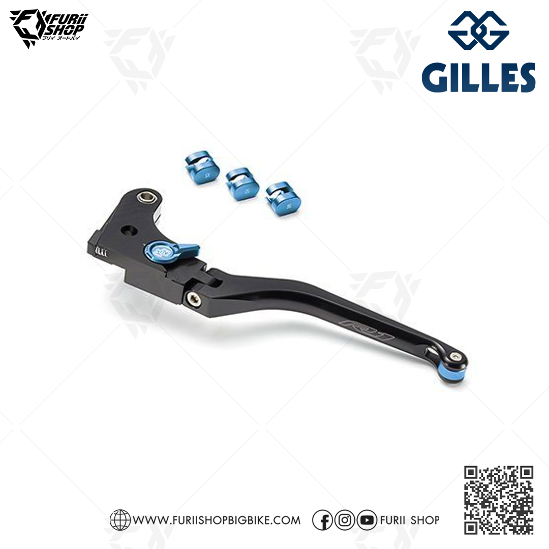 มือคลัตช์ Gilles tooling Hand Clutch Lever Blue Limited Folding : for Yamaha R6 2006-2016