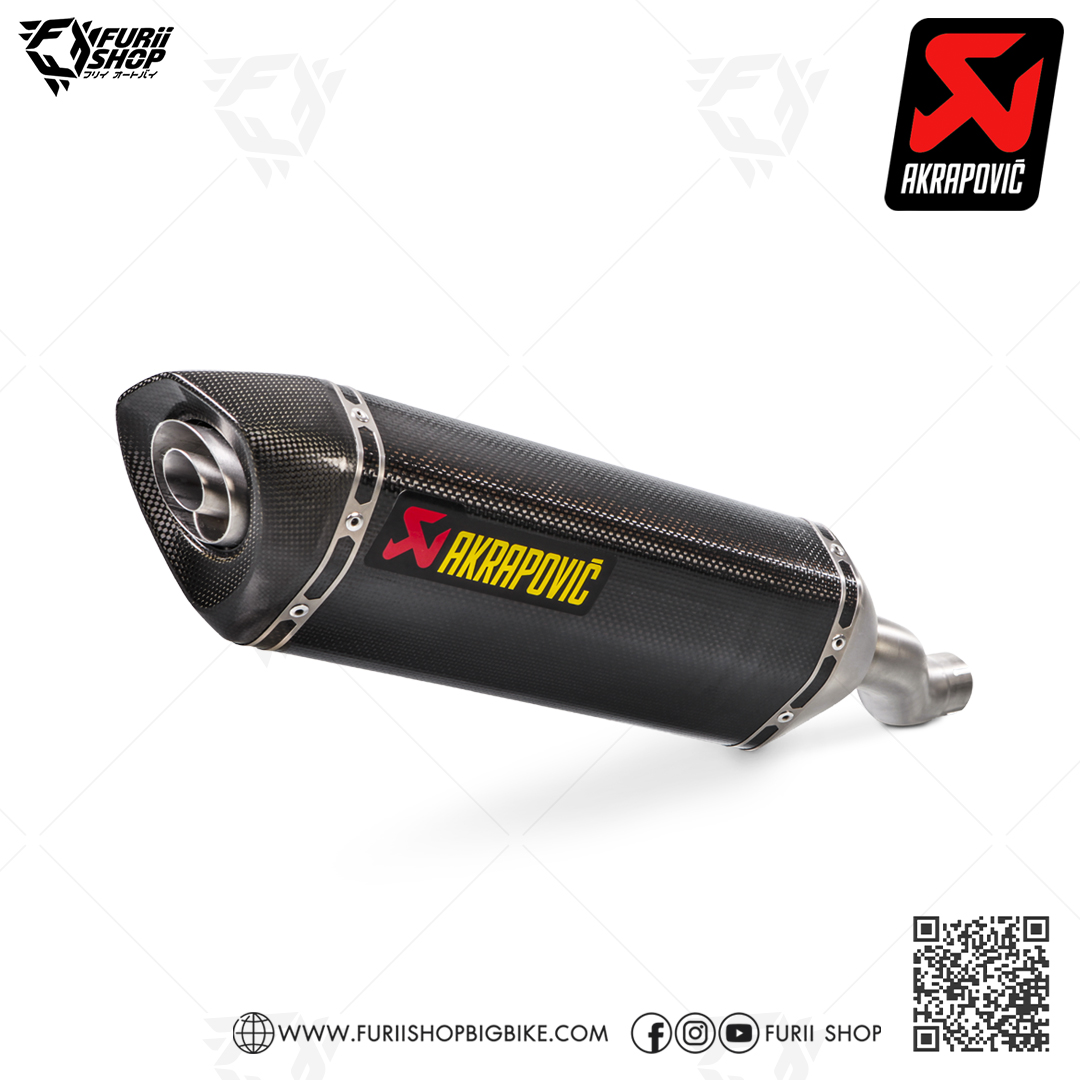 ท่อแต่ง Akrapovic Slip on Carbon new shape ทรงใหม่ : for Honda CBR 500 X,F,R 2016-2018 All New !!