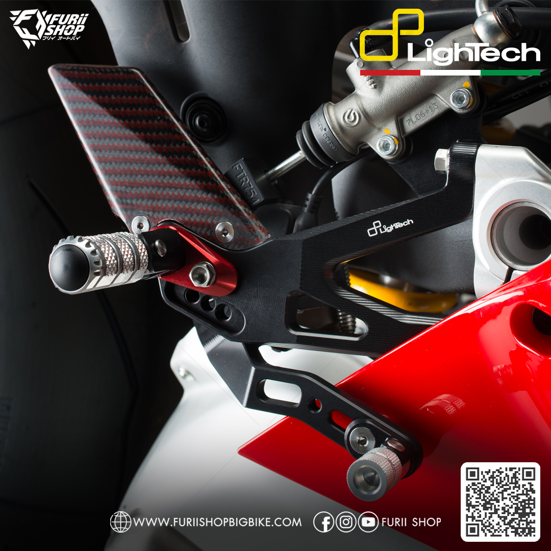 เกียร์โยง Lightech Rearsets R Version : for Ducati Panigale V4/S/R/Superleggera 2018-2019