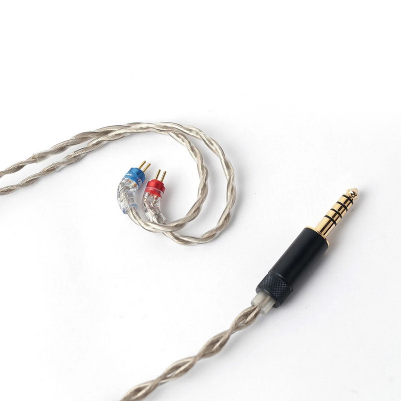 FiiO LS-4.4A สายอัพเกรดหูฟังทองแดงชุบเงิน โครงสร้าง Litz คุณภาพสูง