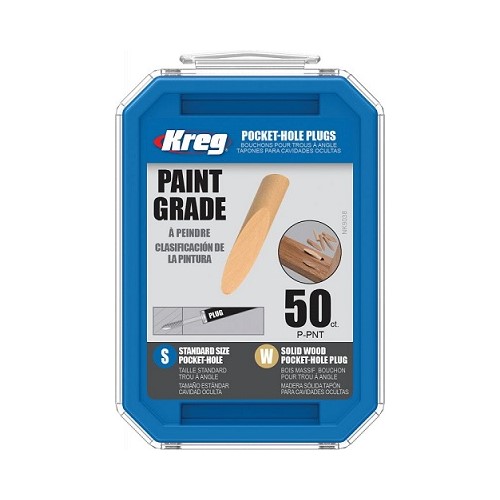 ปลั๊กไม้ PAINT GRADE 50ชิ้น P-PNT KREG