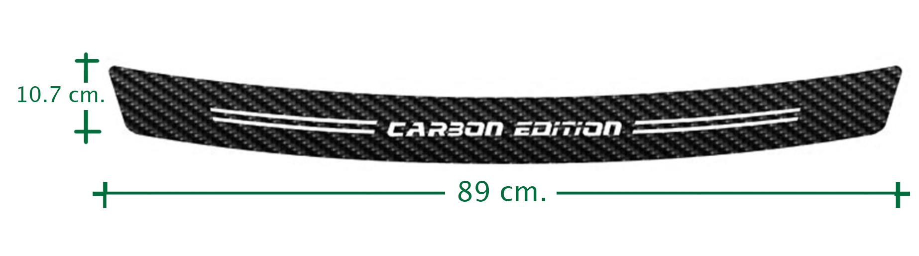 สติ๊กเกอร์ Carbon Edition ลายคาร์บอนสีดำ