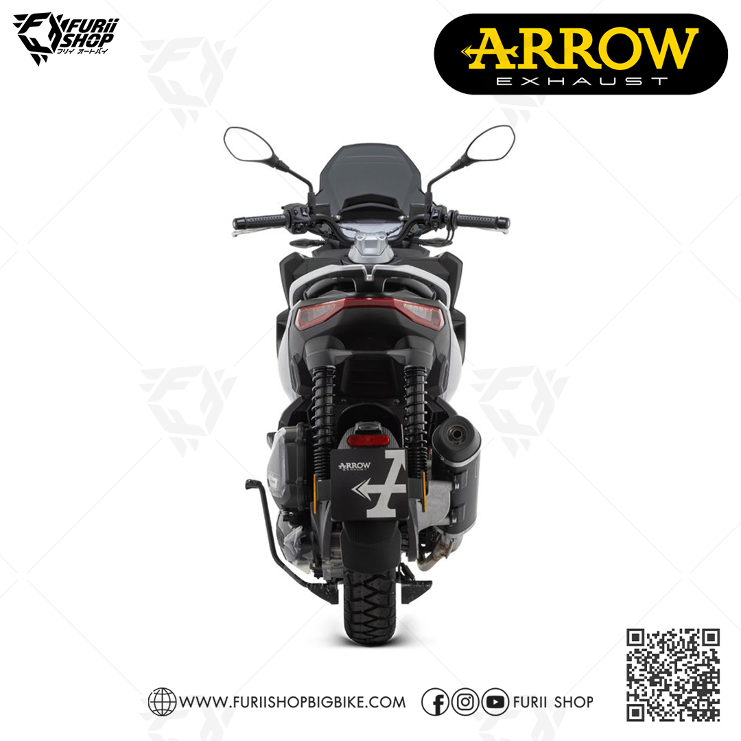 ท่อมอเตอร์ไซค์ Arrow Dark : for Aprilia SR200GT 2023