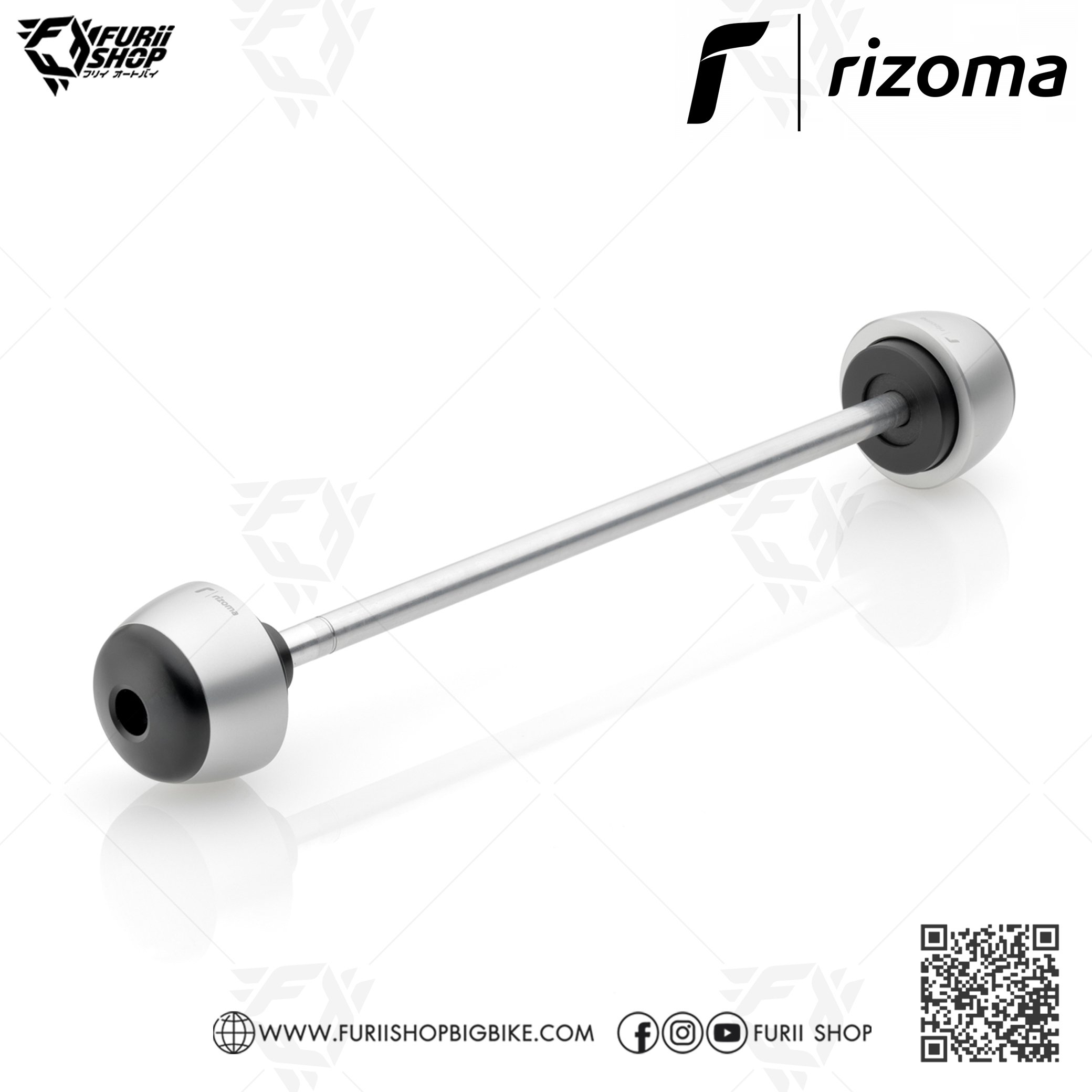 กันล้มหน้า Rizoma Front Axle Slider : for Yamaha FZ09/MT09 2014-2019