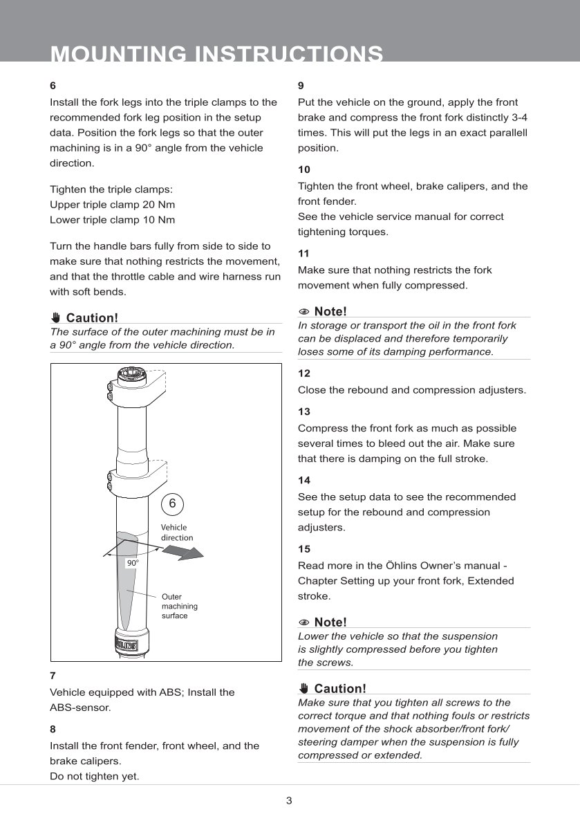 โช้คหน้า OHLINS FGRT231 FOR Ducati Panigale V2 2020-2023