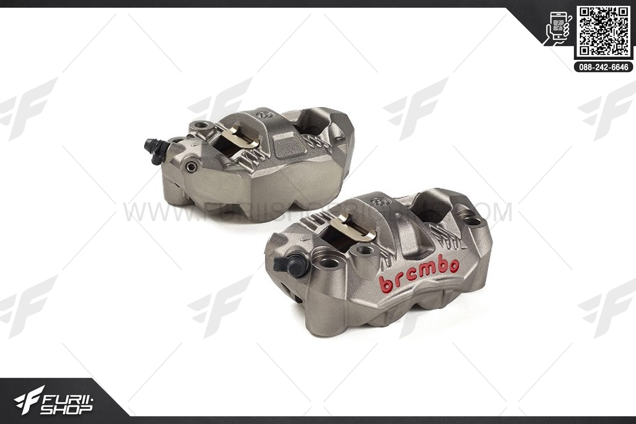 ปั๊มเบรกล่าง Brembo Racing GP4RS 108 mm.