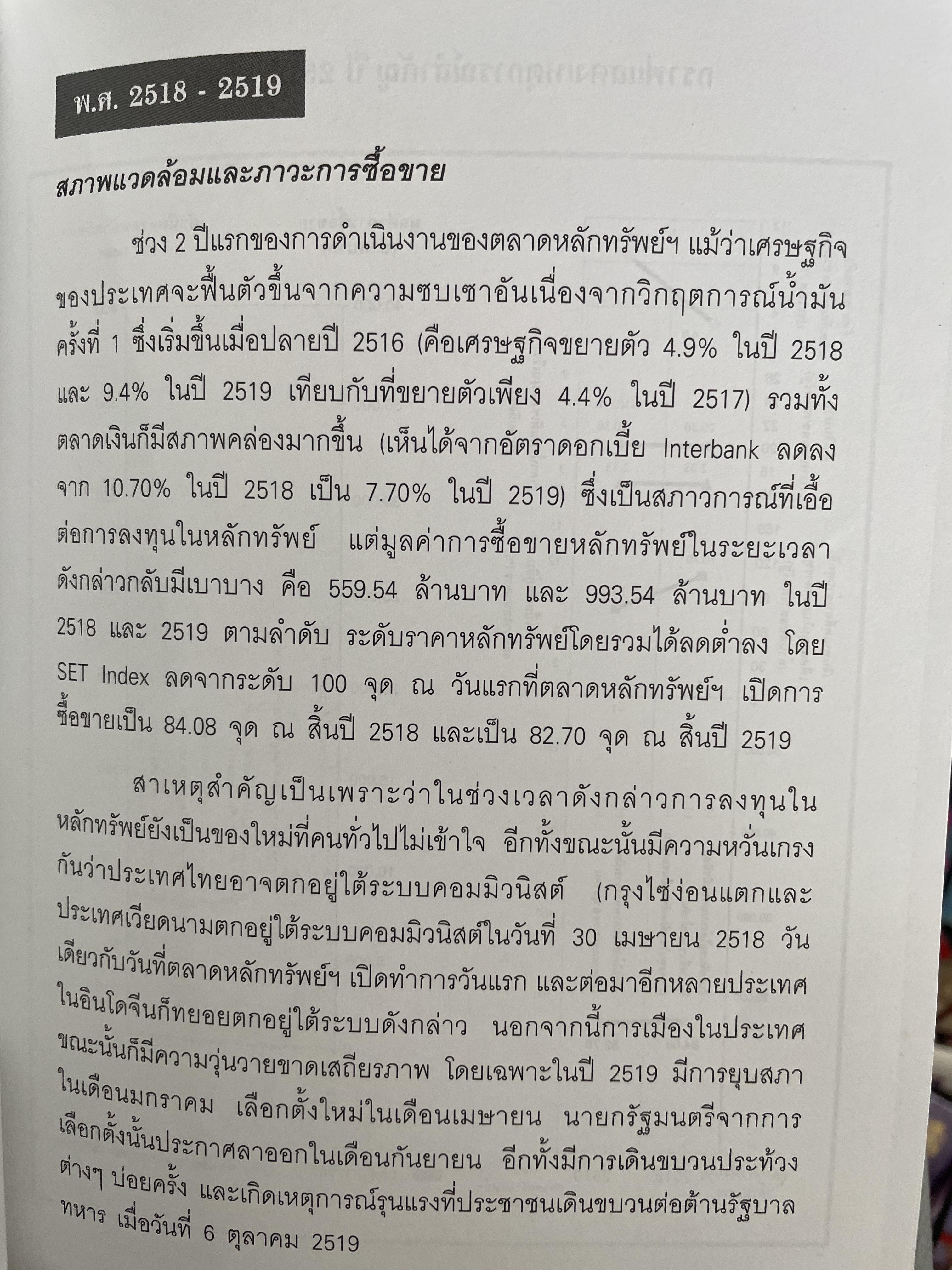 ตลาดหลักทรัพย์แห่งประเทศไทย. อดีต ปัจจุบัน และอนาคต. มารวย ผดุงสิทธิ์ บรรณาธิการ 0 กก.