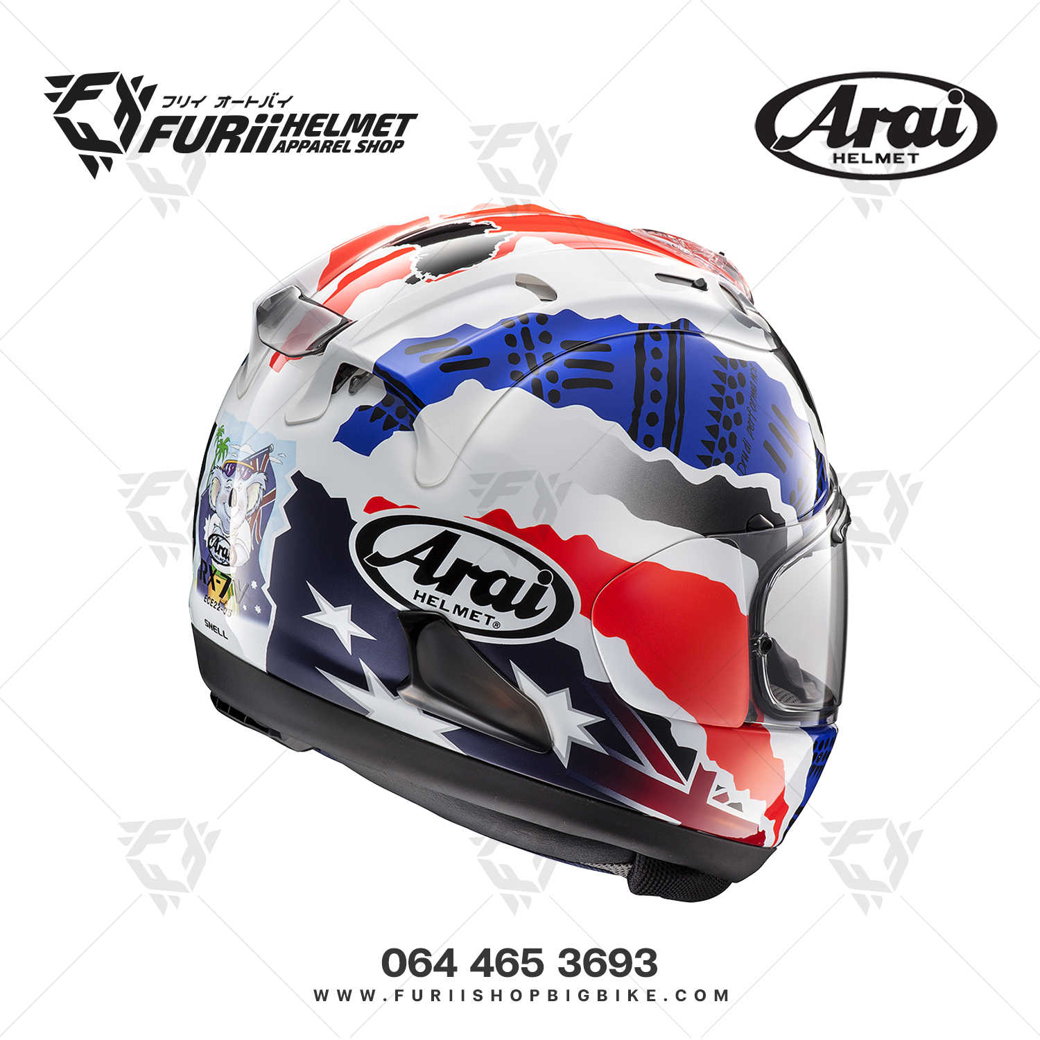 หมวกกันน็อคเต็มใบ Arai : RX-7V EVO Doohan Jubilee