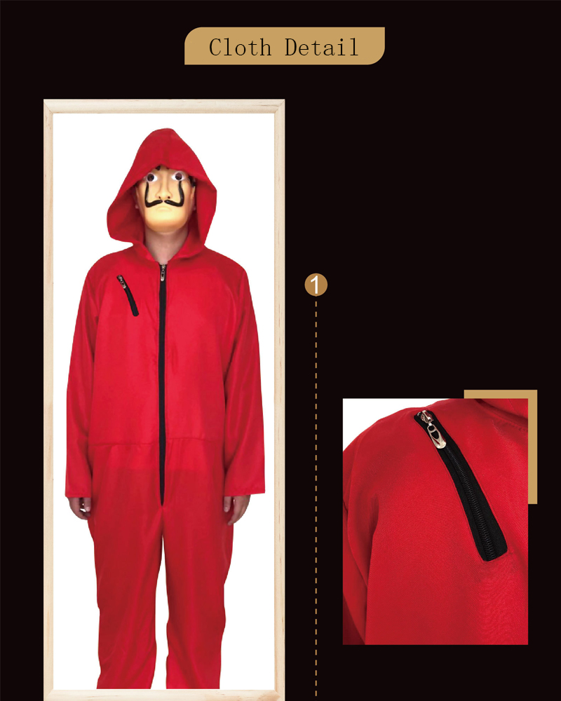 หน้ากาก+ชุด จากซีรีย์ Netflix ชื่อดัง Money Heist