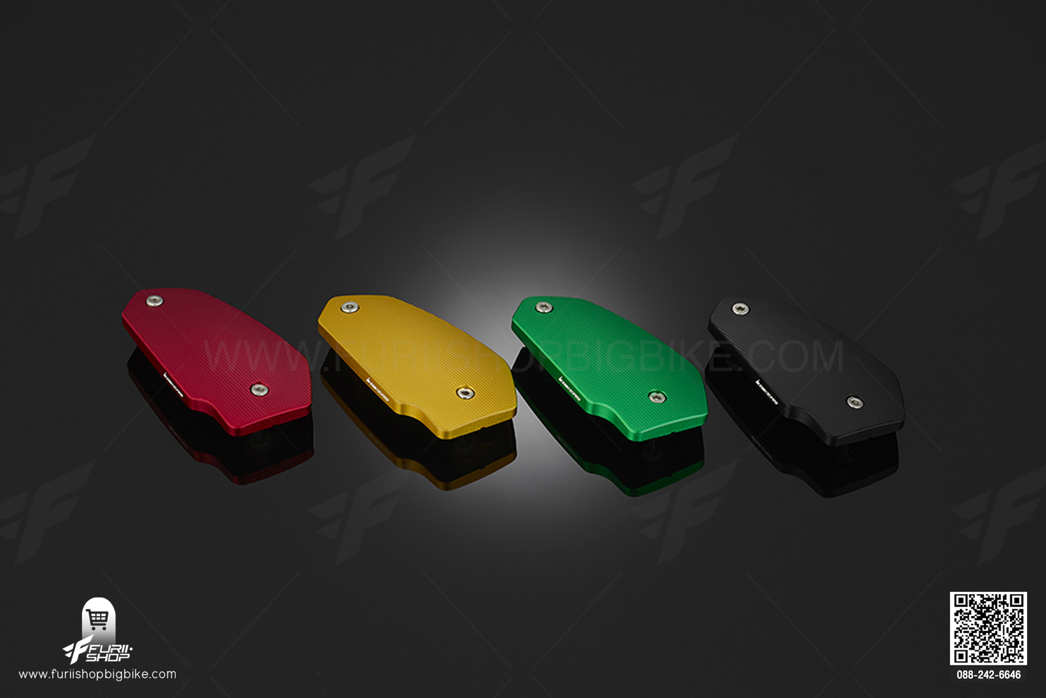 ฝาปิดกระปุกน้ำมันเบรคหน้า (Front Brake Reservoir Cover) Kawasaki Z650 ABS (2017-2019)