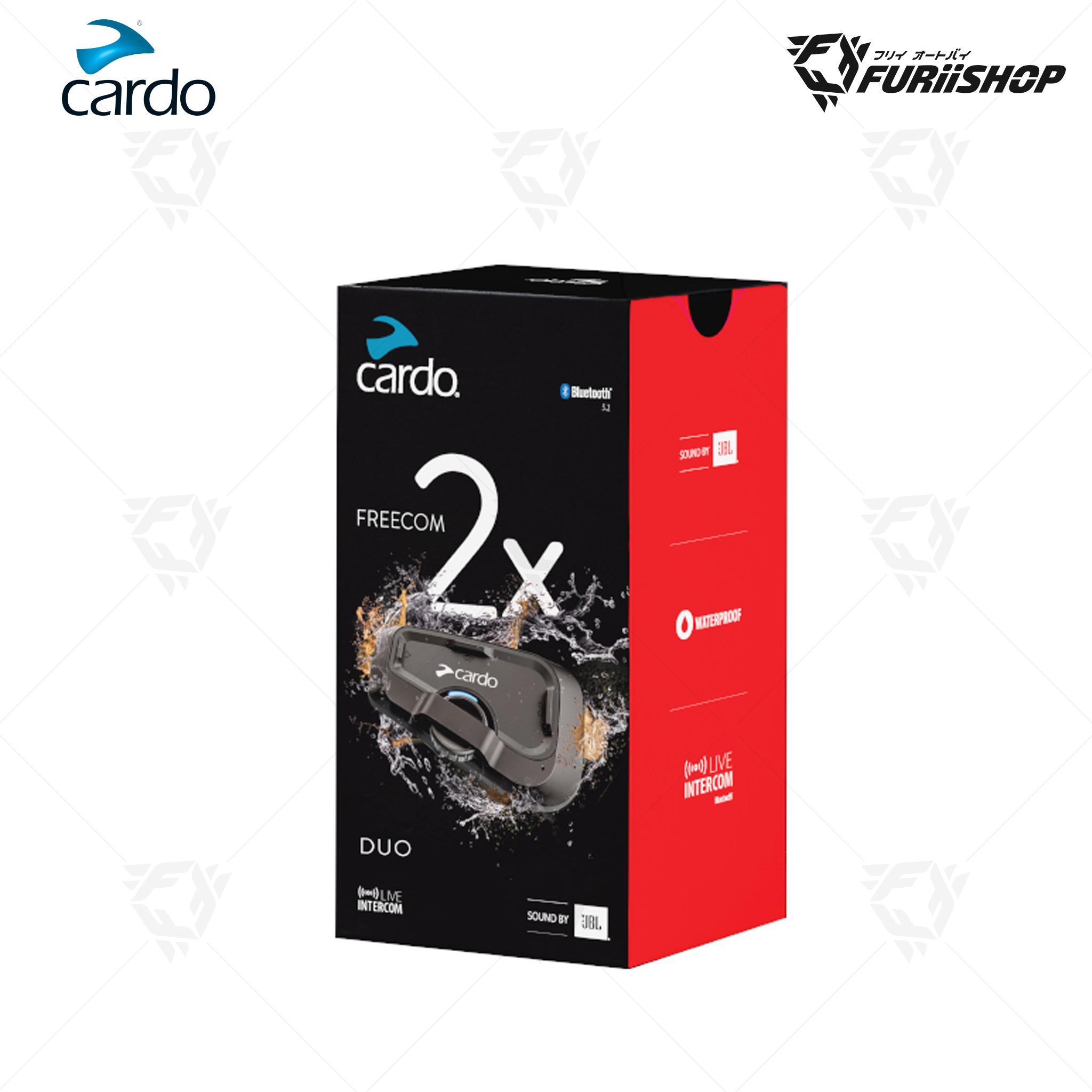 บลูทูธ/บลูทูธติดหมวก Cardo FREECOM 2X DUO