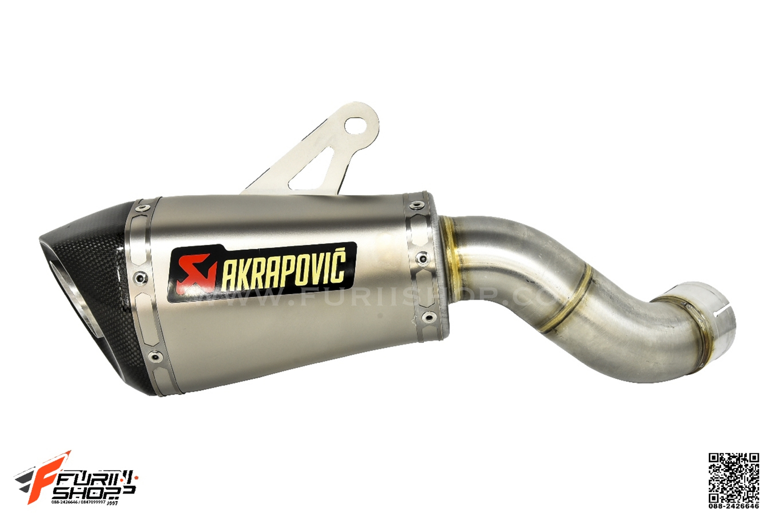 ท่อมอเตอร์ไซค์ AKRAPOVIC SHORTY SLIP-ON FOR KAWASAKI Z900 ท่อแต่ง ท่อสูตร ท่อบิ๊กไบค์ ท่อBigbike ท่อไอเสีย เอ็กพอร์ต