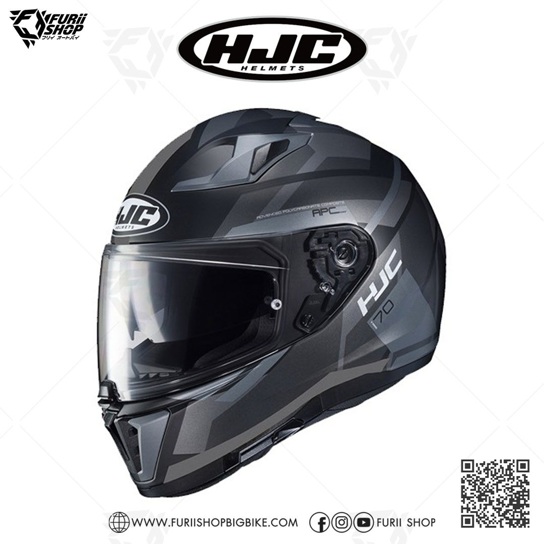 หมวกกันน็อคเต็มใบ(มีแว่นกันแดด) HJC I70 : ELIM MC5SF