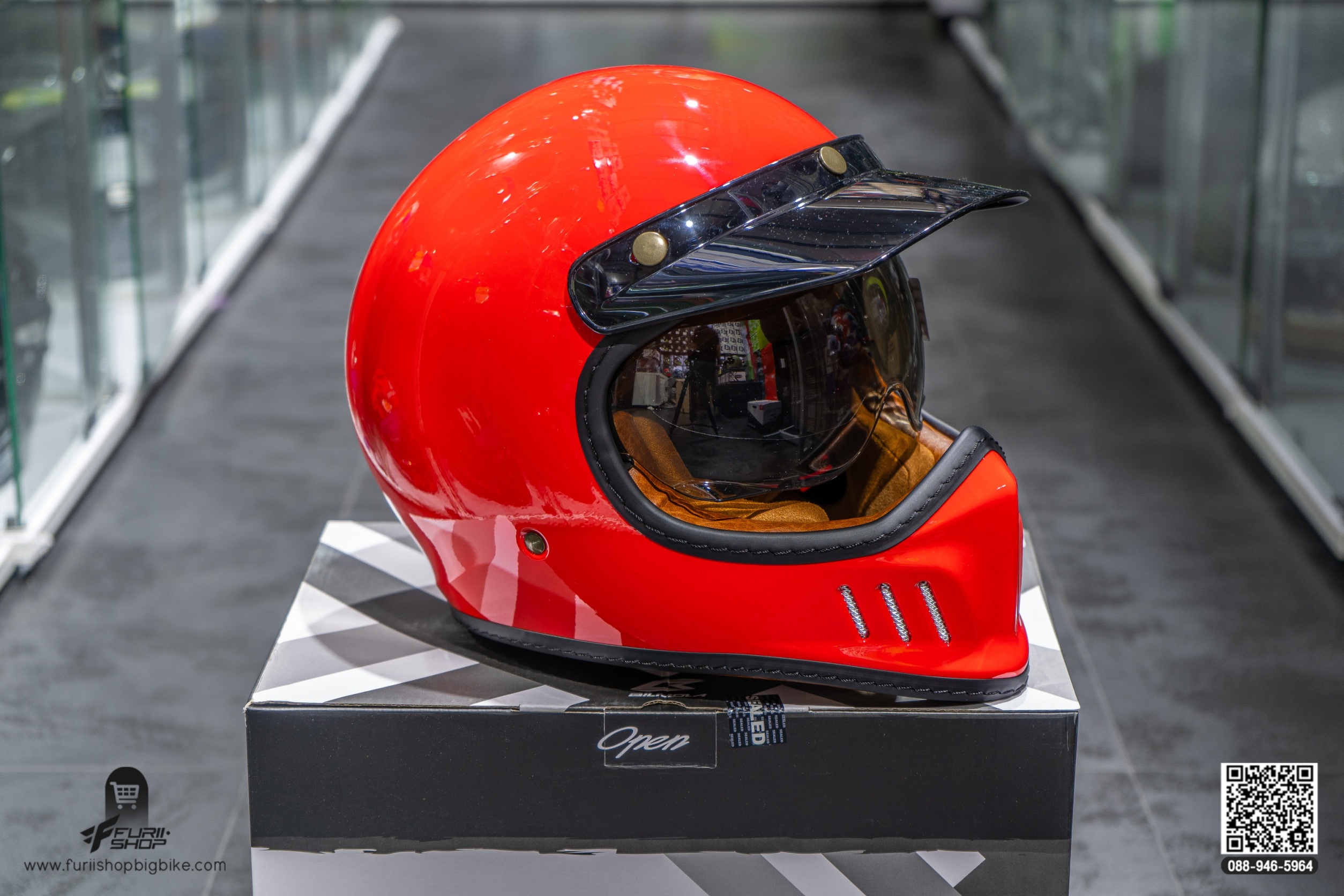 หมวกกันน็อค Bilmola RX100 Plain Red