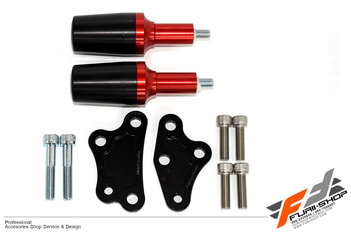 กันล้มกลาง MOTH สีน้ำเงิน FOR YAMAHA R3