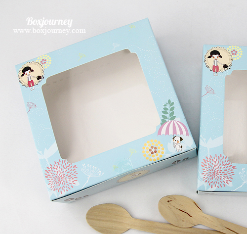 กล่องชิฟฟ่อน ฟ้า