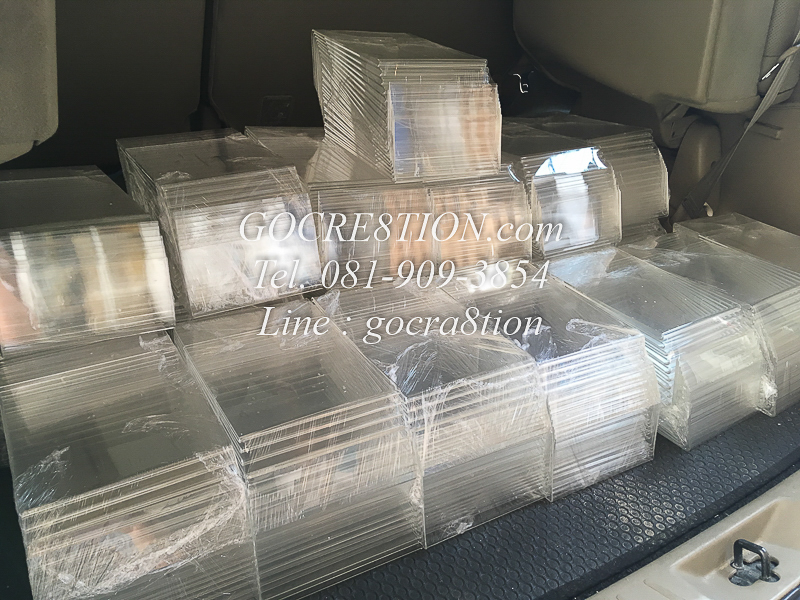 งาน อะคริลิค แปรรูป ตามแบบ April 2018 by GO CREATION