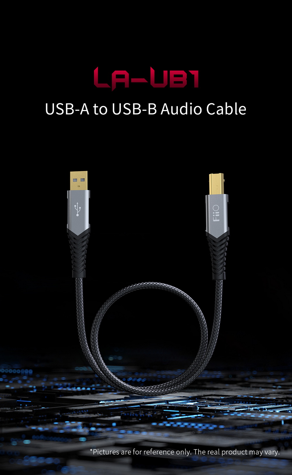 ขาย FiiO LA-UB1 สาย USB-A to USB-B สำหรับ DAC/AMP, PC, เครื่องเสียง