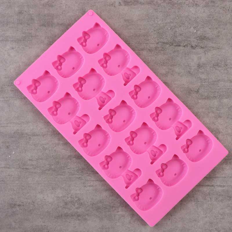 แม่พิพม์ซิลิโคน แมว แม่พิพม์วุ้น อาหลัว